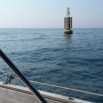 Van Dover naar Calais. De PMC-boei in de 'middenberm'van het TSS.