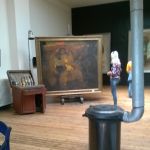 De potkachel in het atelier van Constant Permeke in 'De Vier Winden'.