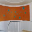 Jeroen Werner, Optisch relief, 1992, bovenin het centrale trappenhuis