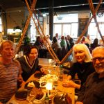 Met Fons en Jo-Ann in visrestaurant 'De Dagvisser' in Scheveningen.