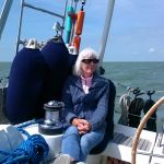 Met ruime wind zeilen we van Hoorn naar de Marker Wadden.