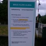 Zelfbedieningsbrug bij Klein Ulsda. De gerbuiksaanwijzing klopt niet.