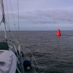 Afscheid van de Waddenzee, op weg naar Kornwerderzand.