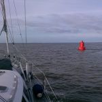 Afscheid van de Waddenzee, op weg naar Kornwerderzand.