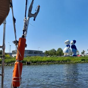 Noorzeekanaal, vlak voor Amsterdam.