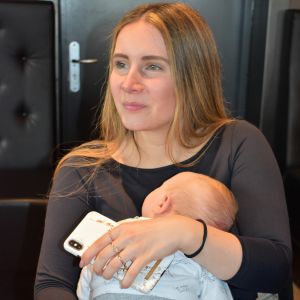 Twee generaties: Nikita en dochter Zaila.