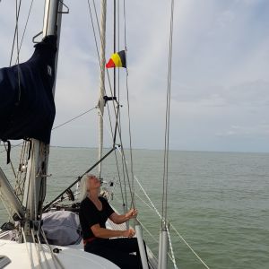 22 juli 2022. Op weg naar Oostende.