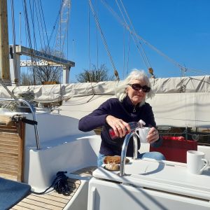 5 april 2025. Lunch in de kuip.