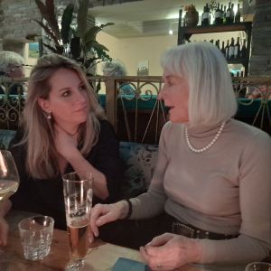 Utrecht, 17 maart 2026. Floor en Anna bij Sirtaki.