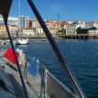 Dulce, rechts havenkantoor Gijón