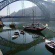 Porto, de Ponte Luís I met portschepen