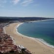 Gezicht op Nazaré vanaf de rots