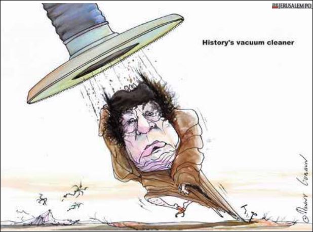 Spotprent in Ha´aretz vandaag