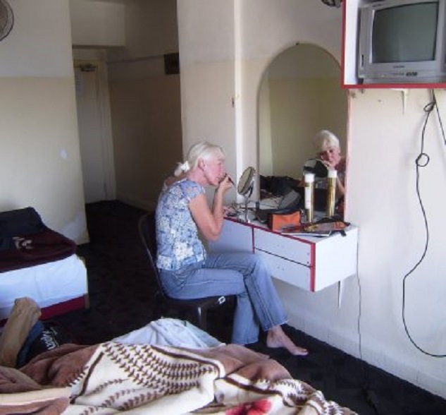 Op onze hotelkamer in Amer Hotel, Aqaba