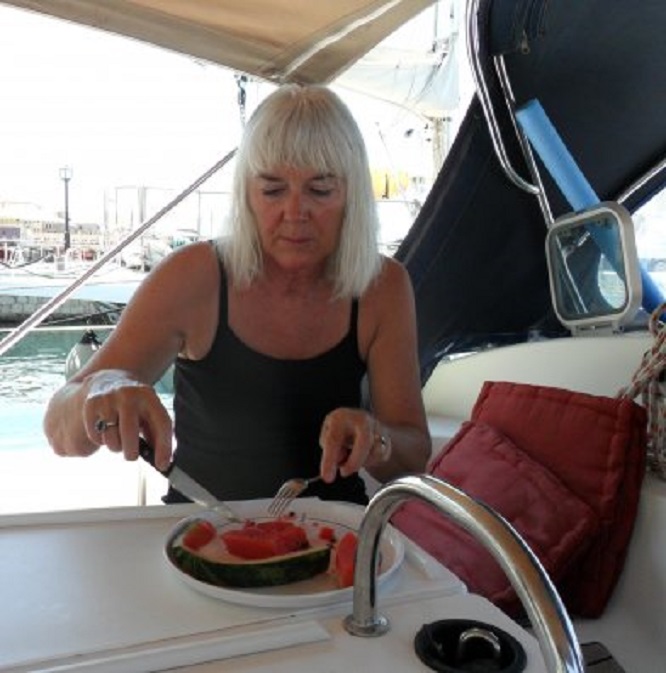 Chanía. Ans aan de watermeloen