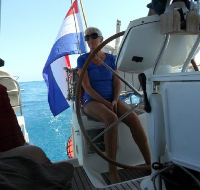 We wisselen elkaar af bij de stuurstand