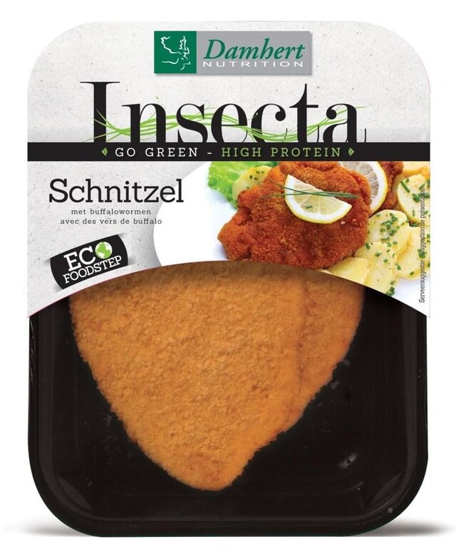 De Insecta schnitsel van buffalolarven van Jumbo, € 3,99