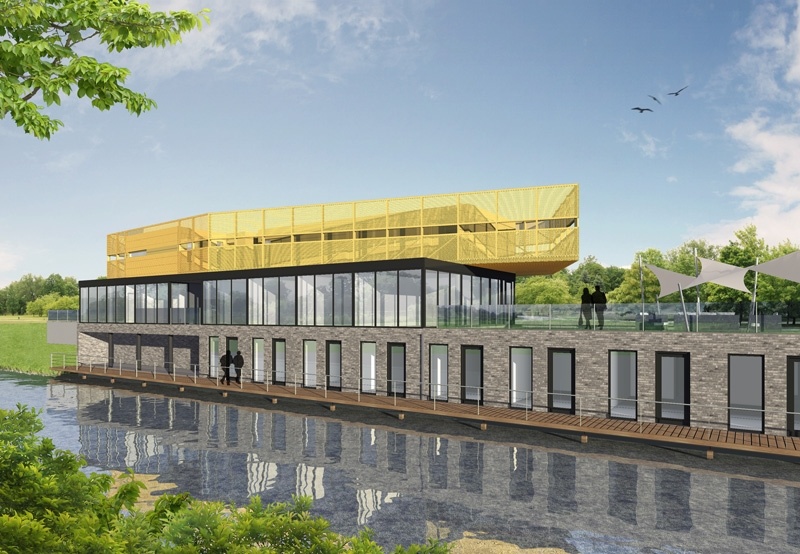Ontwerp voor een hotel aan de Duveltjesgracht op Buiten de Waterpoort