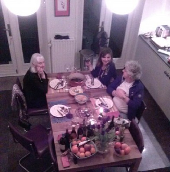 Aan de keukentafel bij Wiger & Arina