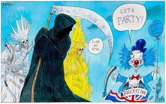 (Chris Riddell n The Guardian)