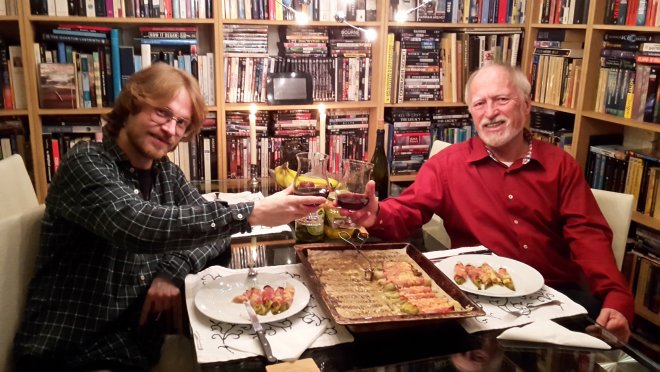 Gezelligheid met Bas.