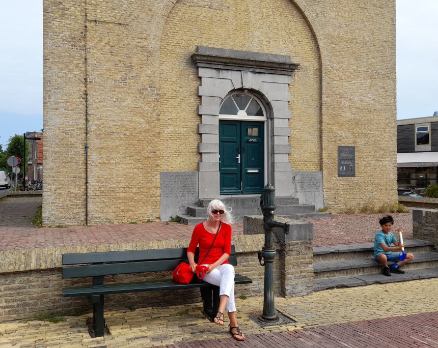 Bij de voet van de Brandaris in West-Terschelling