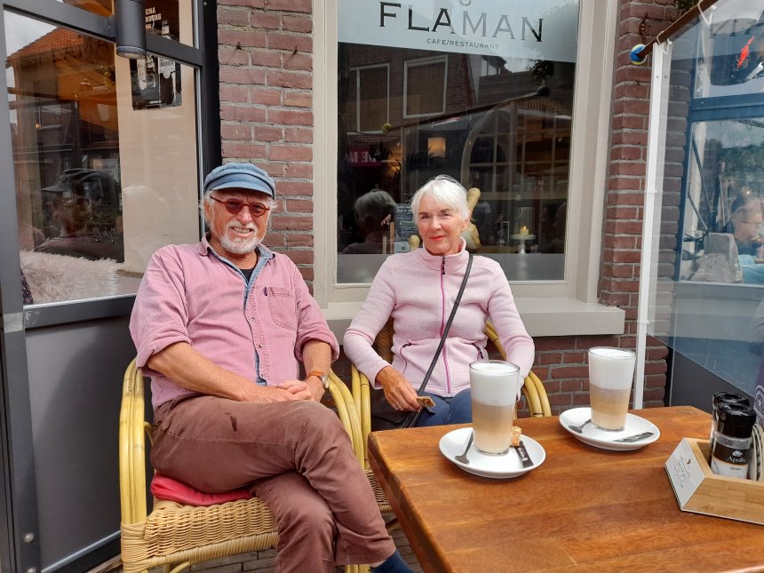 Koffie bij Flaman.