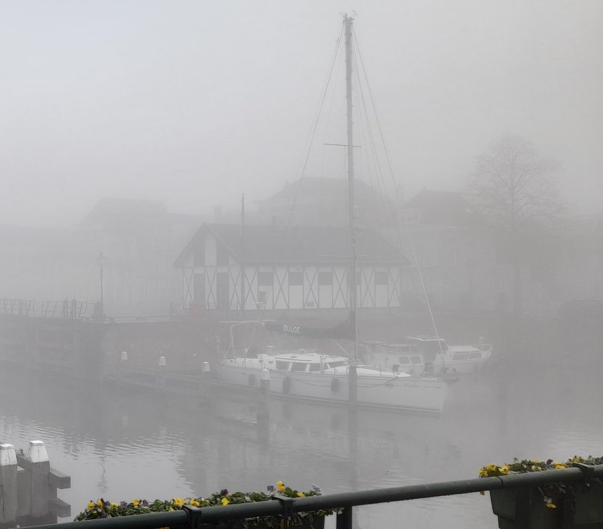 Dulce in de mist.