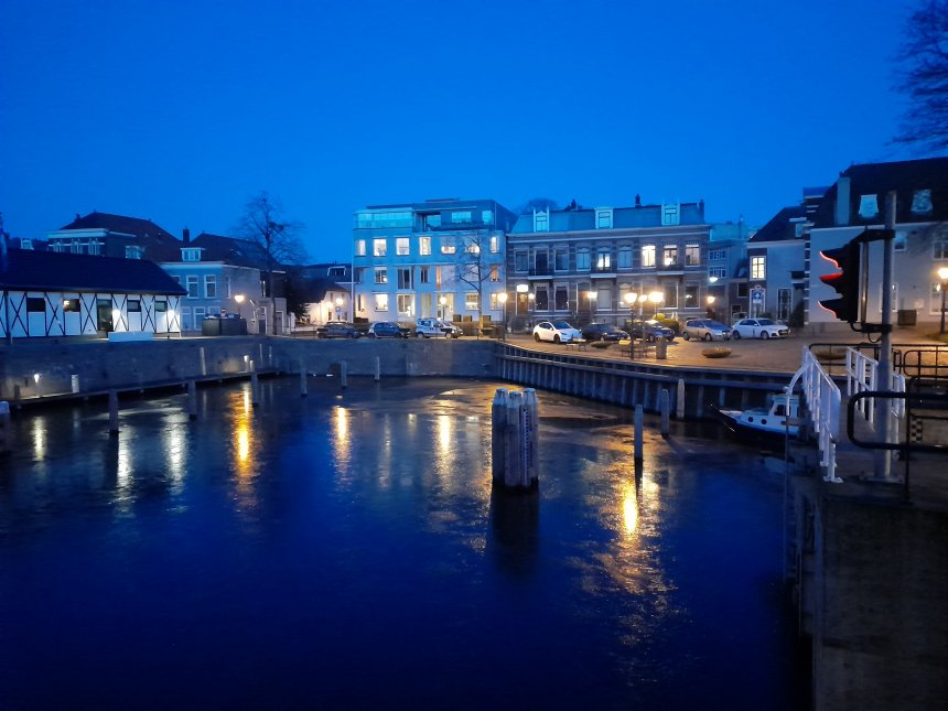 Vorst gisteravond in Gorcum.